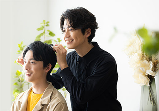 メンズスタイルもお任せ