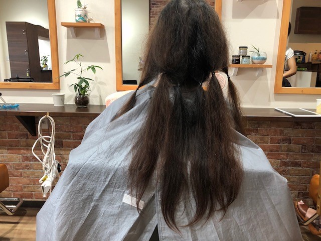 ヘアドネーションしました